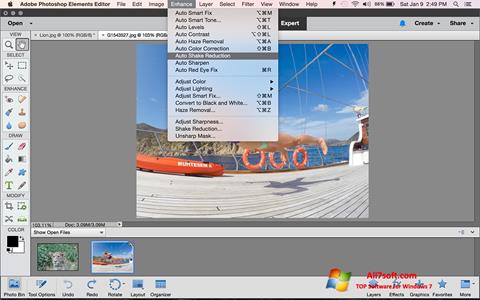 Captura de pantalla Photoshop Elements para Windows 7