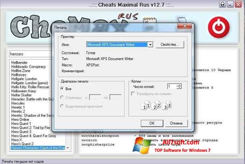 Captura de pantalla CheMax para Windows 7