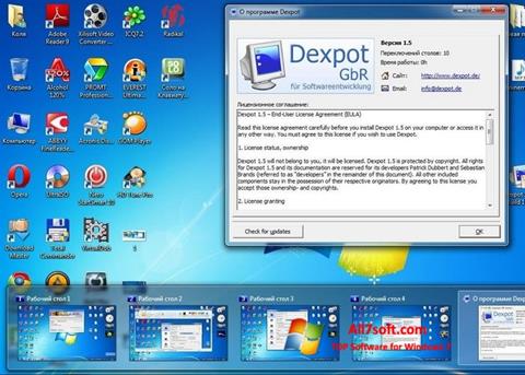 Captura de pantalla Dexpot para Windows 7