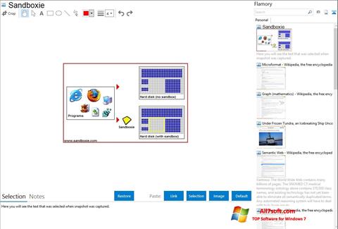 Captura de pantalla Sandboxie para Windows 7