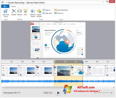 Captura de pantalla iSpring Free para Windows 7