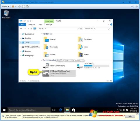 Captura de pantalla Virtual CD para Windows 7