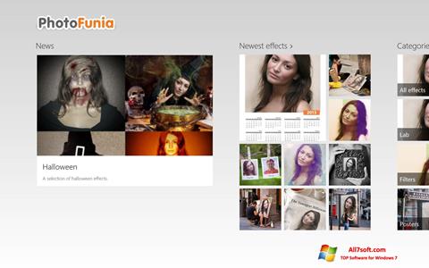 Captura de pantalla PhotoFunia para Windows 7