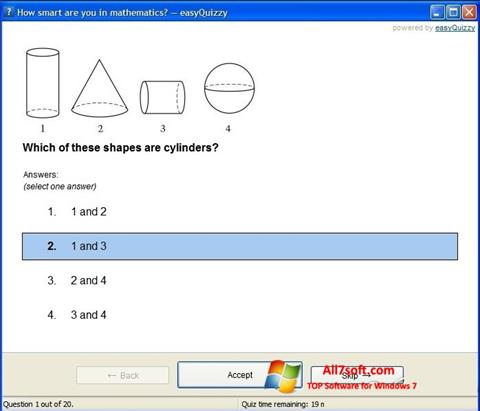 Captura de pantalla easyQuizzy para Windows 7
