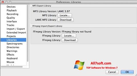 Captura de pantalla Lame MP3 Encoder para Windows 7