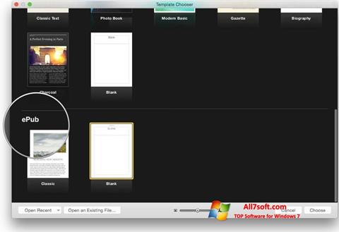 Captura de pantalla iBooks para Windows 7