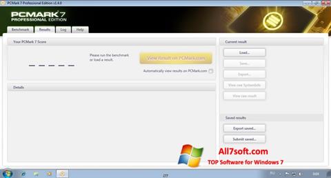 Captura de pantalla PCMark para Windows 7