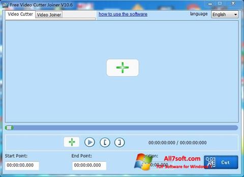 Captura de pantalla Free Video Cutter para Windows 7