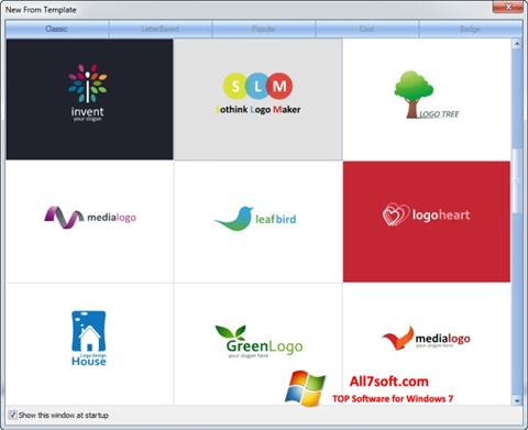 Captura de pantalla Sothink Logo Maker para Windows 7